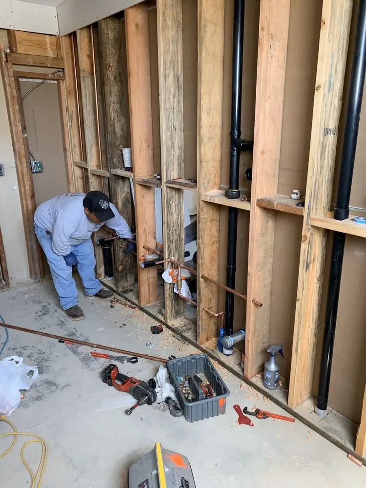 Commercial rough-in plumbing for Commercial Plumbing in Lithonia